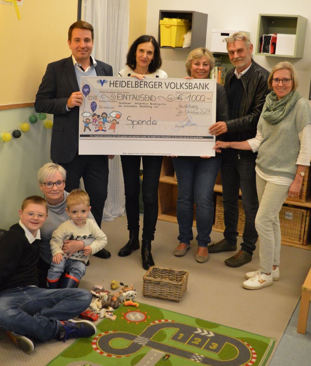 Spendenübergabe Volksbank