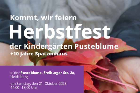 Herbstfest Kindergärten Pusteblume