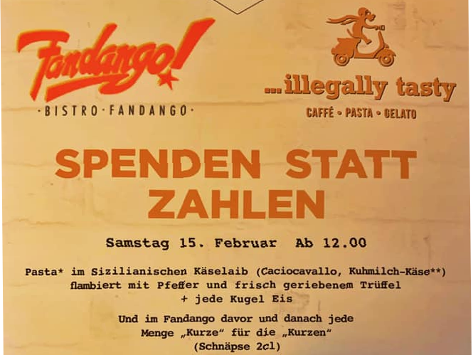 Spenden statt zahlen 